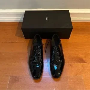 Hugo Boss Highline patent Oxford lace up men’s shoes size 7.5 Hugo Boss | Shoes | Hugo Boss Highline Patent Oxford Lace Up  main image 2